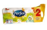 Hartie igienica Perfex 3 str. Parfumata Musetel 8+2 – poza 1