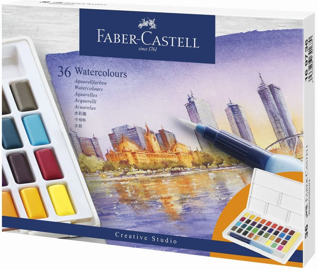 ACUARELE 36 CULORI CREATIVE STUDIO FABER-CASTELL – poza 1