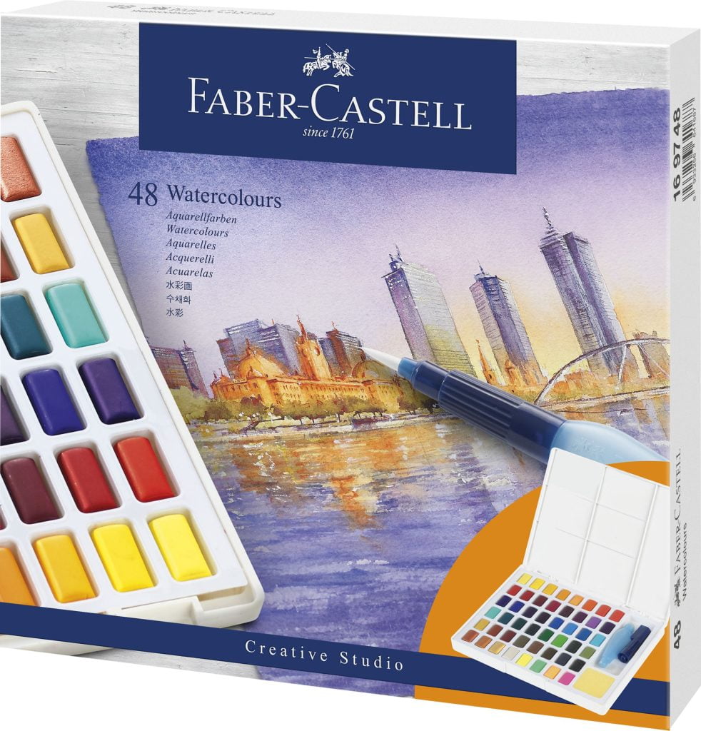 ACUARELE 48 CULORI CREATIVE STUDIO FABER-CASTELL – poza 1