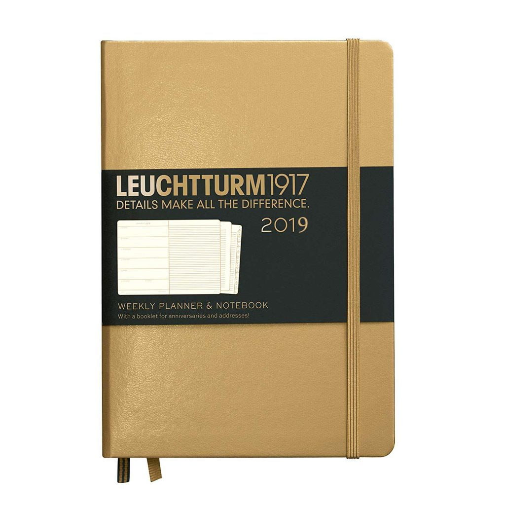 AGENDA SAPTAMANALA+CAIET A5 2019 AURIU LEUCHTTURM – poza 1
