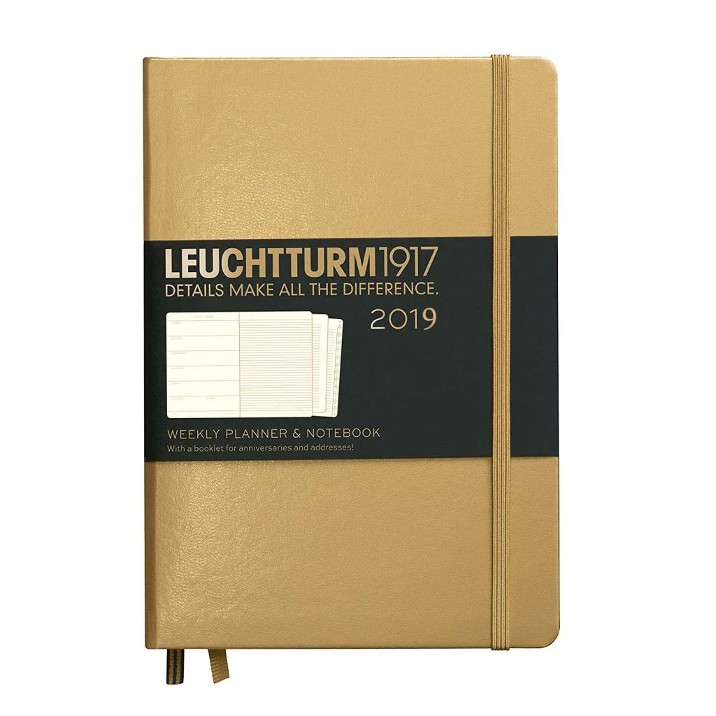 AGENDA SAPTAMANALA+CAIET A5 2019 AURIU LEUCHTTURM – poza 1