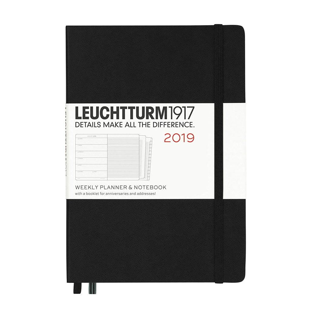 AGENDA SAPTAMANALA+CAIET A5 2019 NEGRU LEUCHTTURM – poza 1
