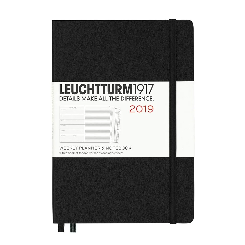 AGENDA SAPTAMANALA+CAIET A5 2019 NEGRU LEUCHTTURM – poza 1
