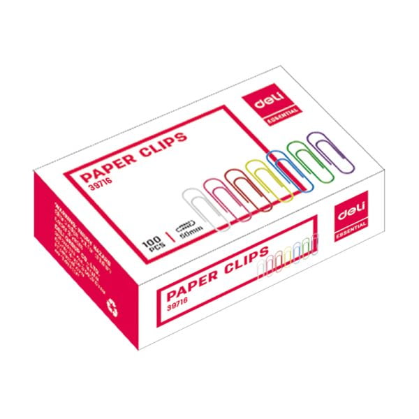 AGRAFE METAL 33 MM COLOR 100 BUC/CUT DELI – poza 1
