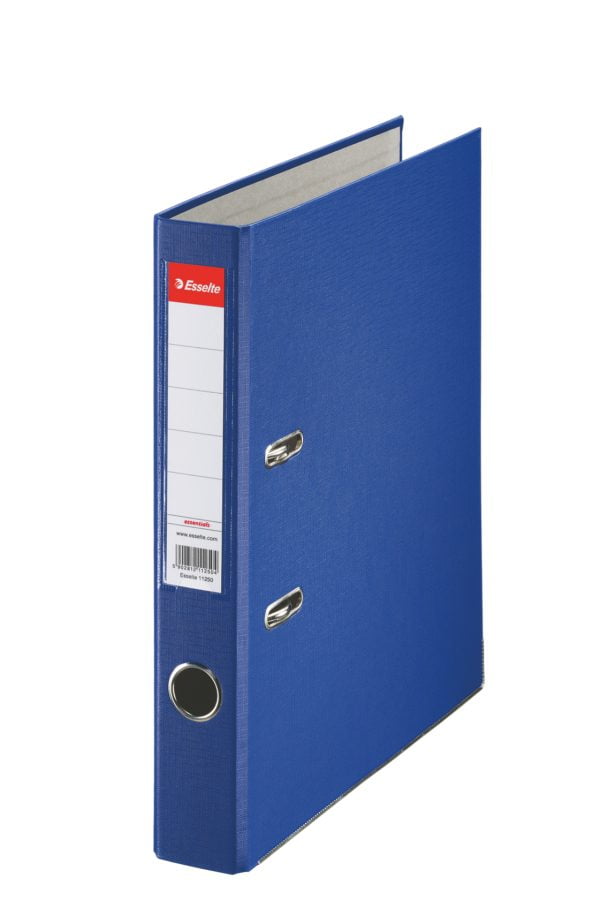 BIBLIORAFT PLASTIFIAT 5CM ALBASTRU ECONOMY ESSELTE – poza 1