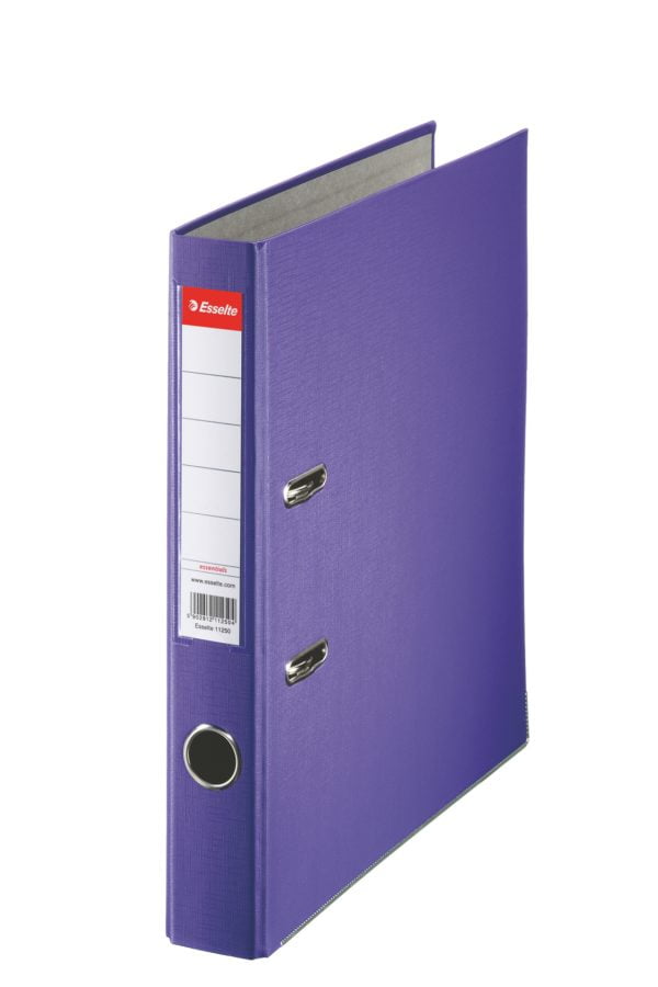 BIBLIORAFT PLASTIFIAT 5CM MOV ECONOMY ESSELTE – poza 1
