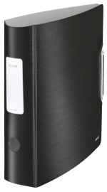 BIBLIORAFT PLASTIFIAT 7.5CM 180GRADE NEGRU SATIN ACTIVE STYLE LE – poza 1