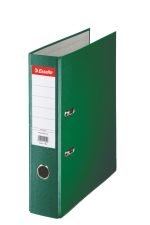 BIBLIORAFT PLASTIFIAT 7.5CM VERDE ECONOMY ESSELTE – poza 1