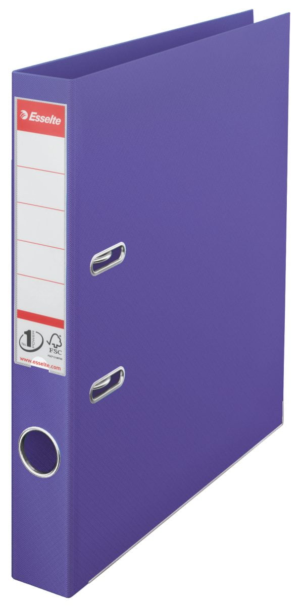 BIBLIORAFT PLASTIFIAT INT-EXT 5CM MOV NR1 POWER ESSELTE – poza 1