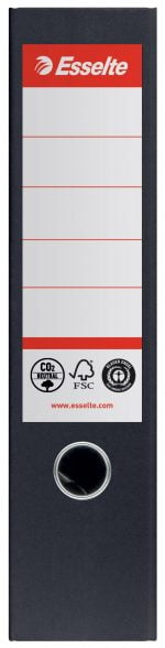 BIBLIORAFT PLASTIFIAT INT-EXT 7.5MM NEGRU NR1 POWER BOP ESSELTE – poza 2