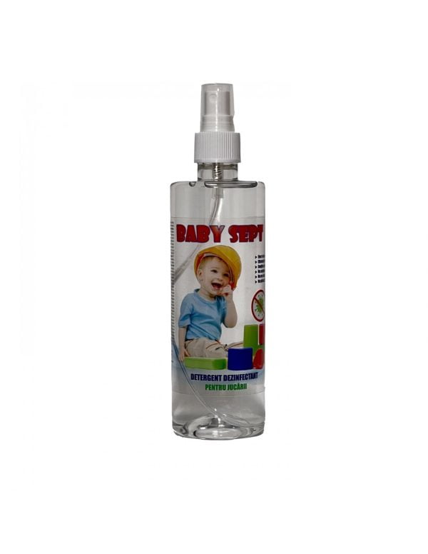 Baby Sept Detergent dezinfectant pentru jucarii flacon 330 ml cu pulverizator – poza 1