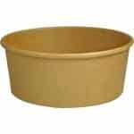 Bol salata din carton, kraft natur, D150 mm, 750cc 50 buc/set – poza 2
