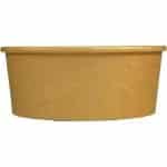 Bol salata din carton, kraft natur, D150 mm, 750cc 50 buc/set – poza 4