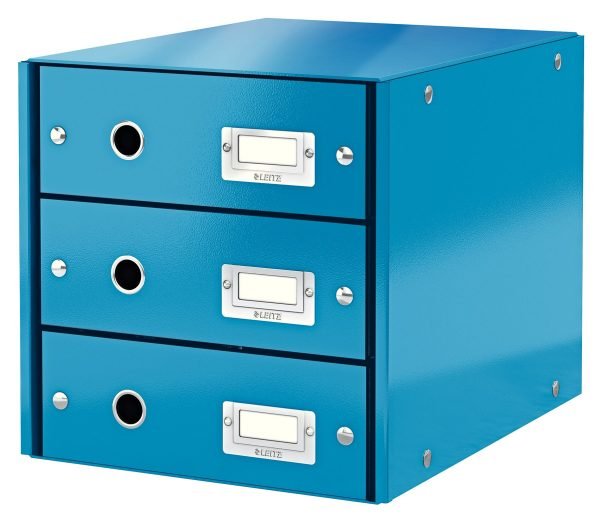 CABINET 3 SERTARE ALBASTRU CLICK&STORE LEITZ – poza 1