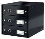 CABINET 3 SERTARE NEGRU CLICK&STORE LEITZ – poza 1