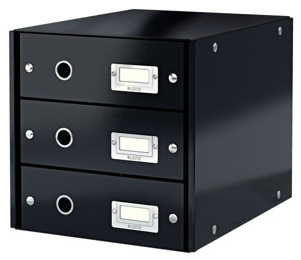 CABINET 3 SERTARE NEGRU CLICK&STORE LEITZ – poza 1