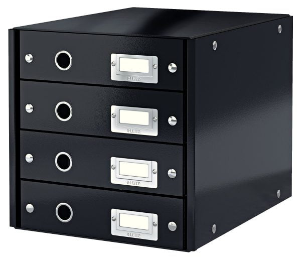 CABINET 4 SERTARE NEGRU CLICK&STORE LEITZ – poza 1