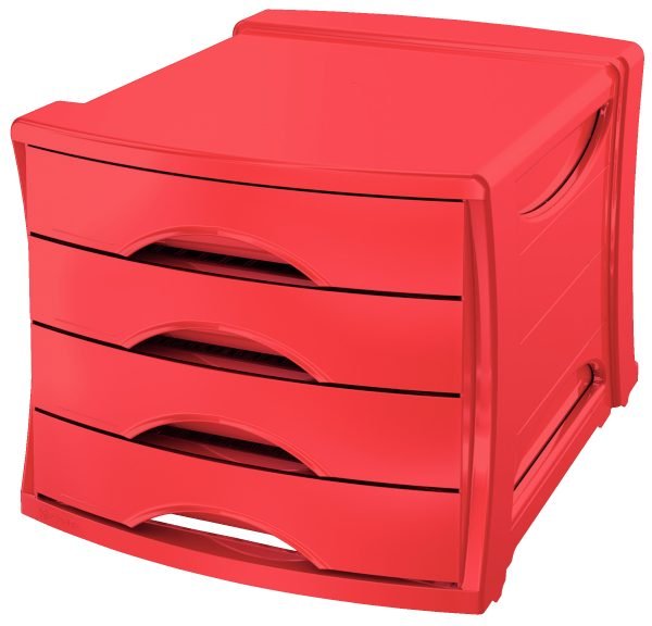 CABINET 4 SERTARE ROSU EUROPOST VIVIDA ESSELTE – poza 1