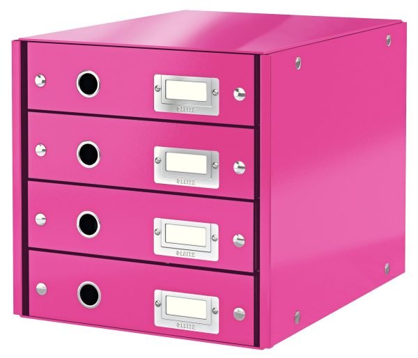 CABINET 4 SERTARE ROZ CLICK&STORE LEITZ – poza 1