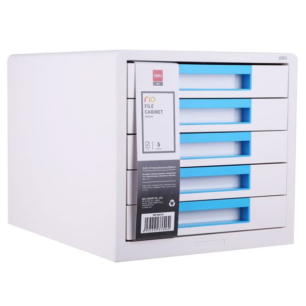 CABINET 5 SERTARE ALB/BLEU DELI – poza 1