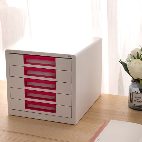 CABINET 5 SERTARE ALB/ROZ DELI – poza 3