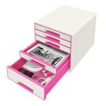 CABINET 5 SERTARE ALB/ROZ WOW LEITZ – poza 2