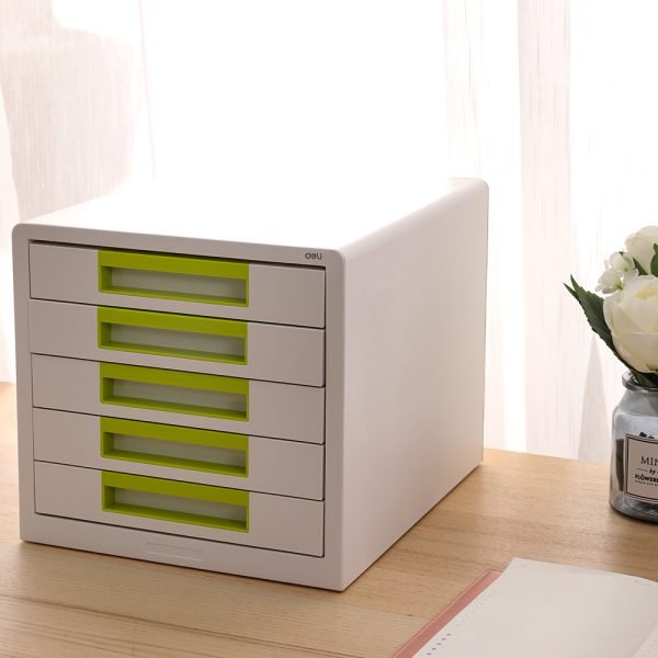 CABINET 5 SERTARE ALB/VERNIL DELI – poza 4