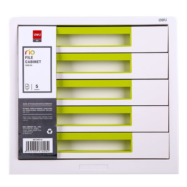 CABINET 5 SERTARE ALB/VERNIL DELI – poza 1