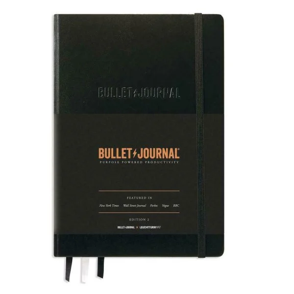 CAIET A5 BULLET JOURNAL ED. 2 COP RIGIDA NEGRU LEUCHTTURM – poza 1