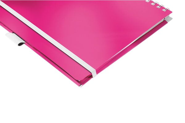 CAIET BIROU SPIRA A4 AR ROZ METALIZAT BE MOBILE WOW LEITZ – poza 4