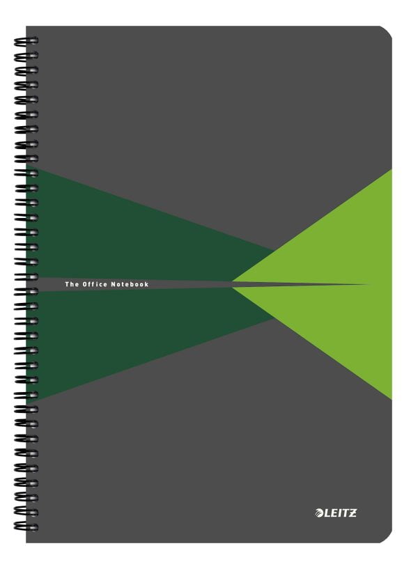 CAIET BIROU SPIRA A4 AR VERDE OFFICE LEITZ – poza 1