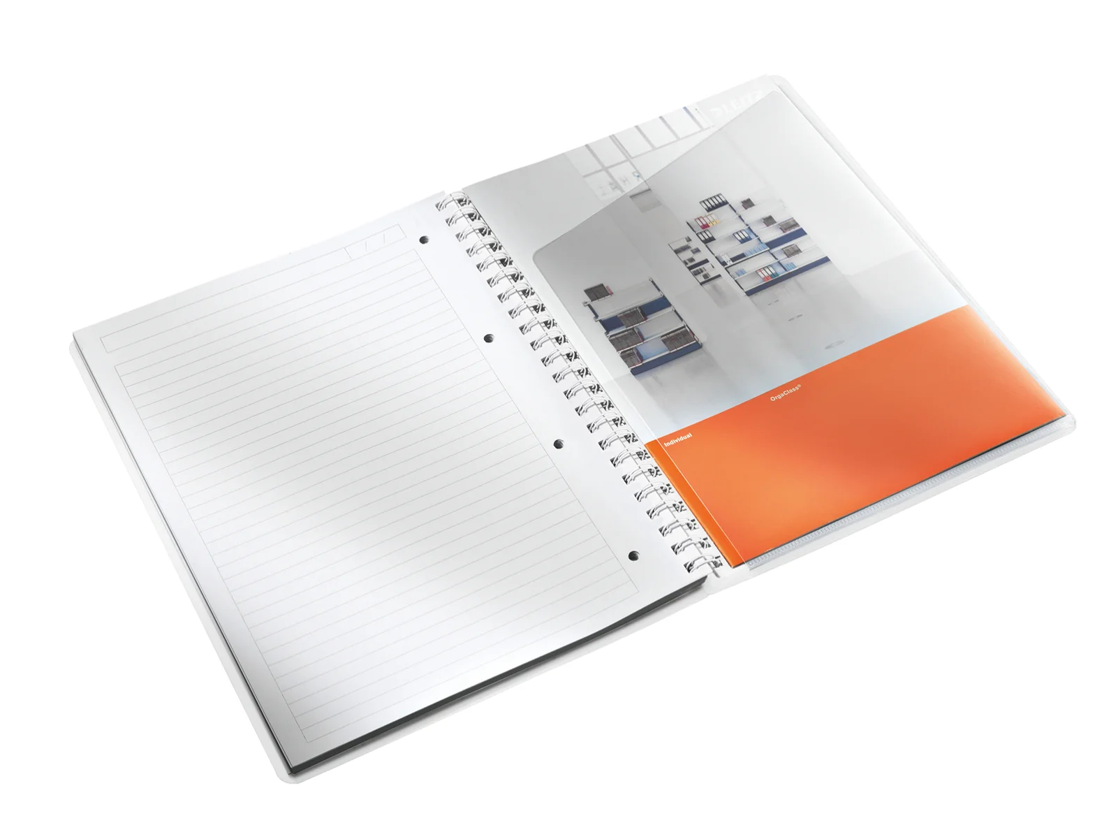 CAIET BIROU SPIRA A4 DR ALBASTRU METALIZAT WOW LEITZ – poza 2