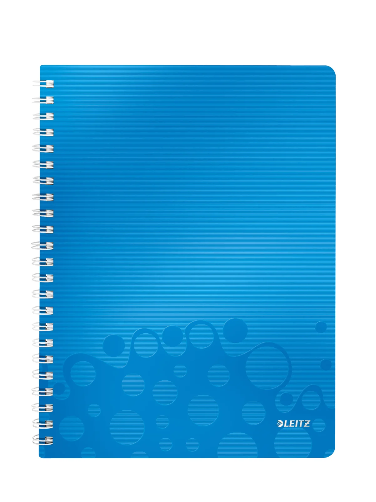 CAIET BIROU SPIRA A4 DR ALBASTRU METALIZAT WOW LEITZ – poza 1
