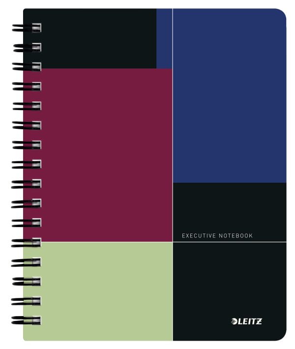 CAIET BIROU SPIRA A5 DR NEGRU-VIOLET EXECUTIVE LEITZ – poza 1