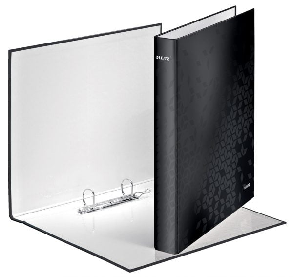 CAIET MECANIC A4 2 INELE 25MM/40MM NEGRU WOW LEITZ – poza 2