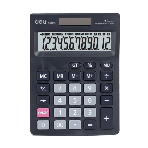 CALCULATOR BIROU 12DIG 1519A DELI – poza 1
