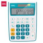 CALCULATOR BIROU 12DIG ALB-ALBASTRU 1238 DELI – poza 1
