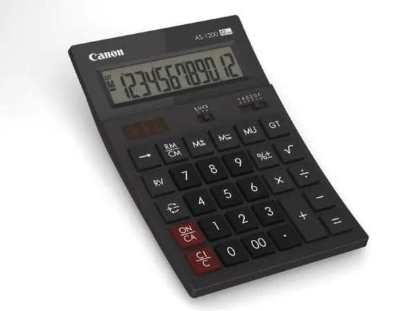 CALCULATOR BIROU 12DIG AS1200 CANON – poza 1