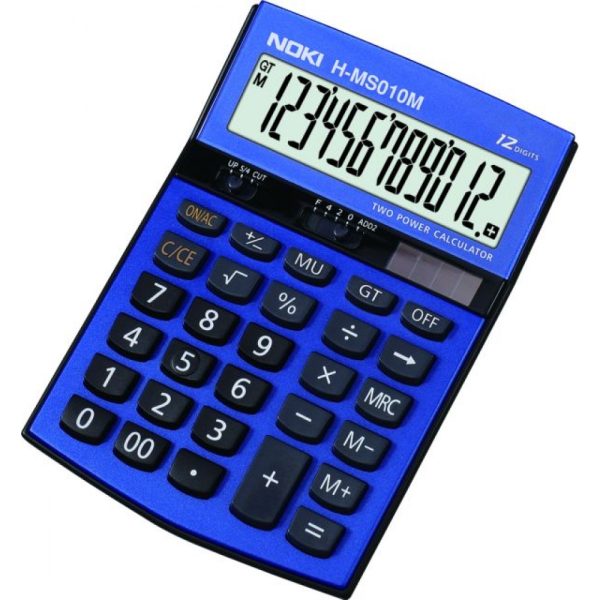 CALCULATOR BIROU 12DIG HMS010 ALBASTRU NOKI – poza 1