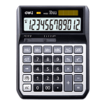 CALCULATOR BIROU 12DIG M00820 DELI – poza 1