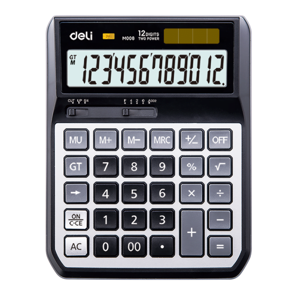 CALCULATOR BIROU 12DIG M00820 DELI – poza 1