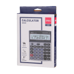 CALCULATOR BIROU 14DIG METAL 39229 DELI – poza 1