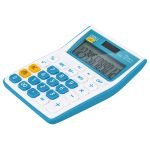 CALCULATOR BUZUNAR 12DIG ALB-ALBASTRU 1122 DELI – poza 3