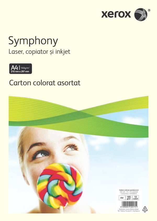 CARTON COPIATOR A4 ASORTAT MIXT 160G 10*10 CUL 100/TOP XEROX – poza 1