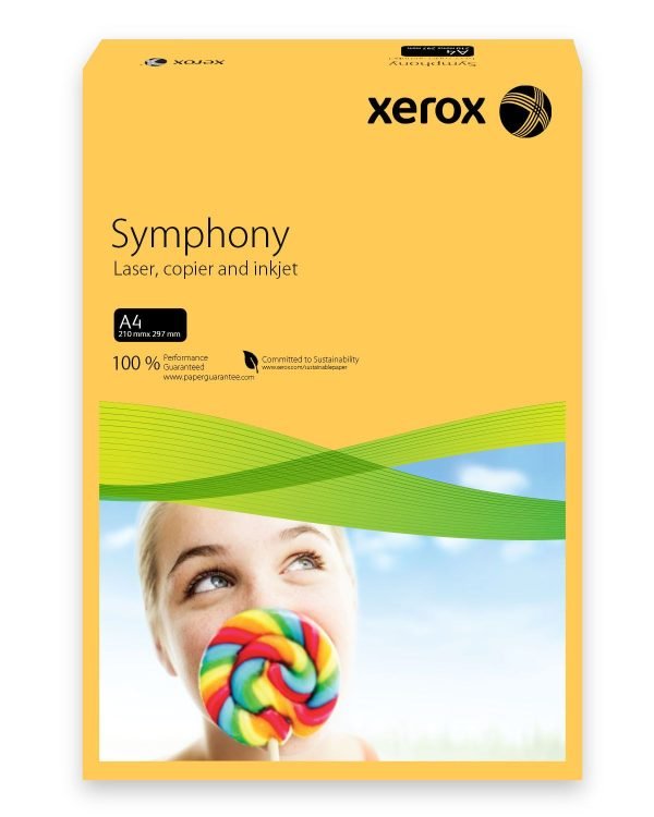 CARTON COPIATOR A4 GALBEN MID 160G 250/TOP XEROX – poza 1