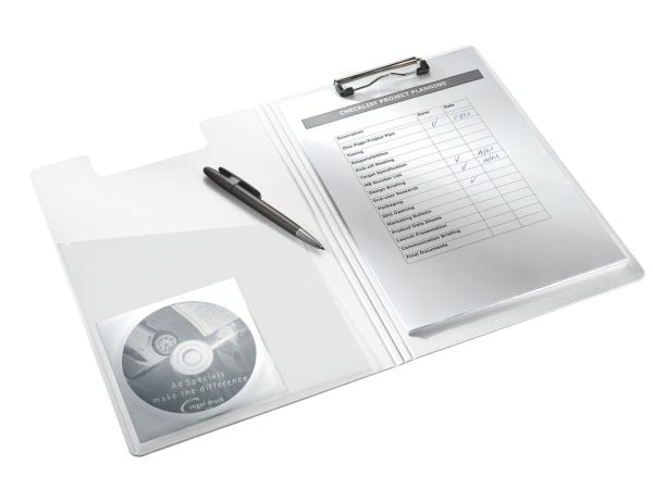 CLIPBOARD DUBLU ALBASTRU METALIZAT WOW LEITZ – poza 3