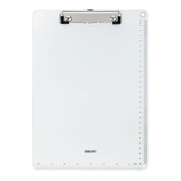 CLIPBOARD SIMPLU METAL CU RIGLA DELI – poza 1