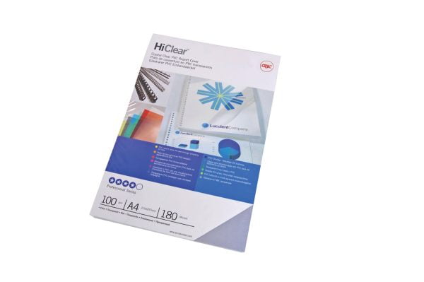 COPERTI PLASTIC A4 150 MICRONI TRANSPARENTE 100/TOP GBC – poza 2