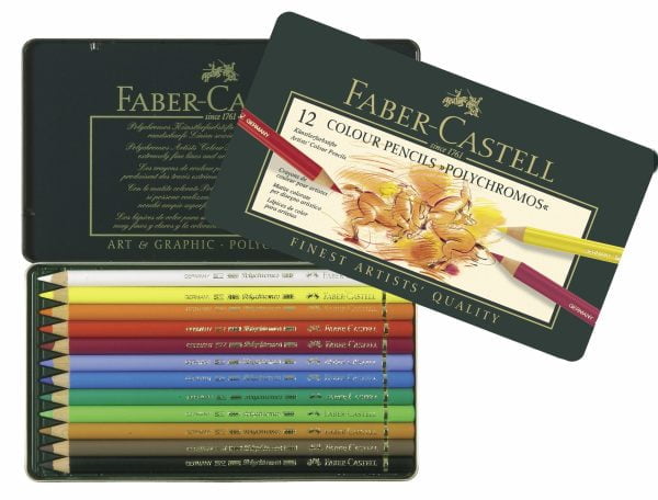 CREIOANE COLORATE 12 CULORI POLYCHROMOS FABER-CASTELL – poza 2