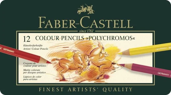 CREIOANE COLORATE 12 CULORI POLYCHROMOS FABER-CASTELL – poza 1